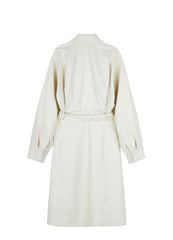 Coat / JNBY Polyurethane Leather Long Coat