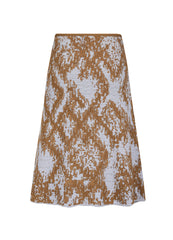 Skirt / JNBY Print Ramie Skirt
