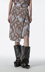 Skirt / JNBY Print Ramie Skirt