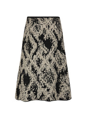 Skirt / JNBY Print Ramie Skirt