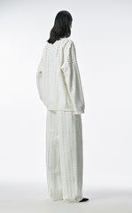 Sweatshirt / JNBY Cotton Cut Design Sweatshirt