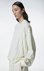 Sweatshirt / JNBY Cotton Cut Design Sweatshirt