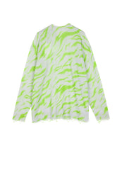 Sweater / JNBY Relaxed Animal Print Mohair Sweater