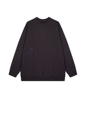 Sweatershirt / Su Embroidery X JNBY Oversized Crewneck Cotton Sweatershirt