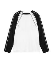 Sweatershirt / JNBY Raglan Sleeve Letter Print Cotton Sweatershirt