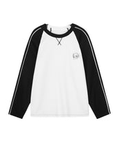 Sweatershirt / JNBY Raglan Sleeve Letter Print Cotton Sweatershirt
