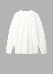 Sweatershirt / JNBY Relaxed Cotton Sweatershirt