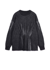 Sweater / JNBY Crew-necked Intarsia-knit Sweater