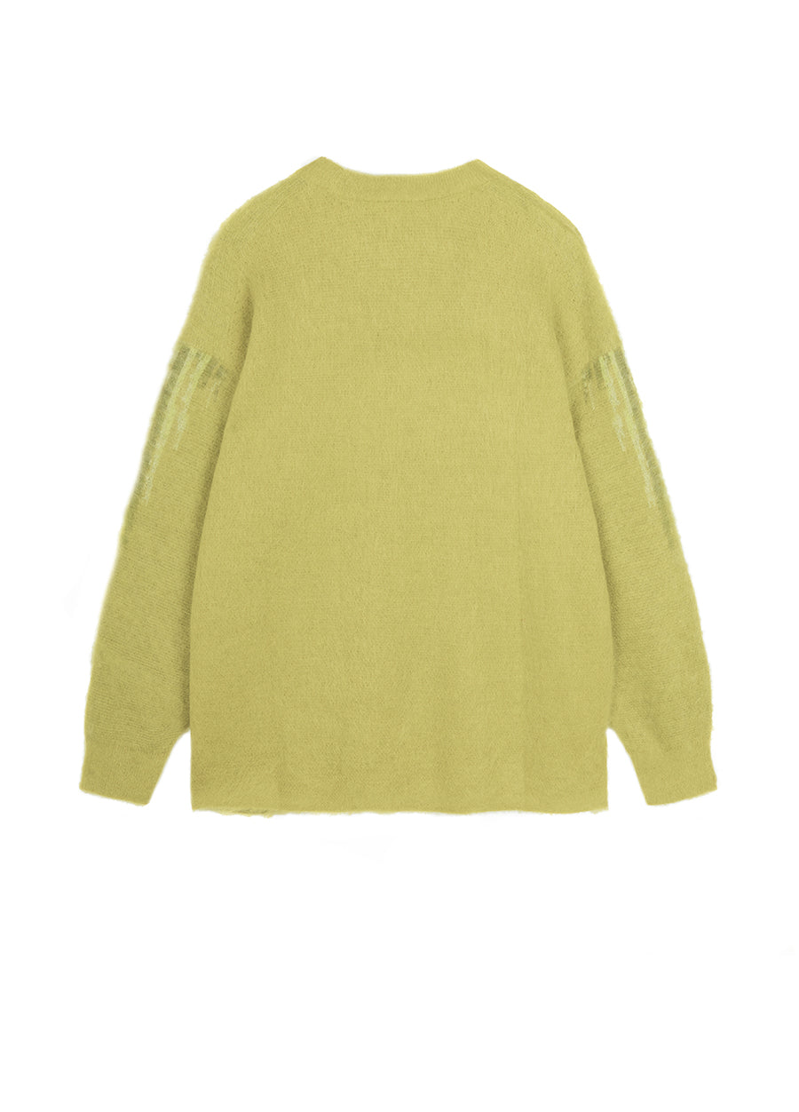 Sweater / JNBY Crew-necked Intarsia-knit Sweater