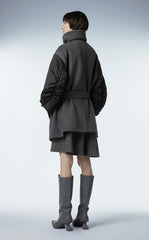 Coat / JNBY Midi Notched-collar Wool-blend Coat