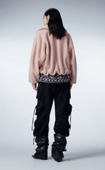 Coat / JNBY Oversized Faux Fur Cropped Coat