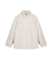 Coat / JNBY Cropped Faux Fur Coat