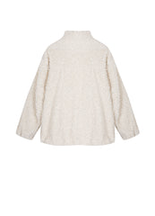 Coat / JNBY Cropped Faux Fur Coat