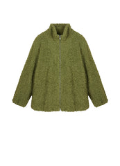 Coat / JNBY Cropped Faux Fur Coat