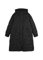 Coat / JNBY Knee-length Asymmetric Hooded Down Coat