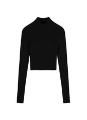 Sweater / JNBY Mock-neck Cropped Sweater