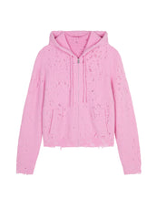 Sweater / JNBY Cropped Wool-Blend Cardigan Sweater