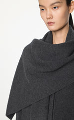 Sweater / JNBY Relaxed Wool Cape Cardigan