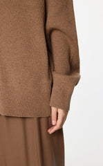 Sweater / JNBY Relaxed Wool Cape Cardigan