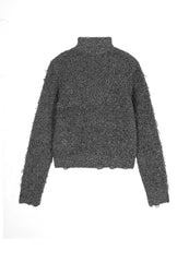 Sweater / JNBY Zip-Up Wool Knitted Cardigan
