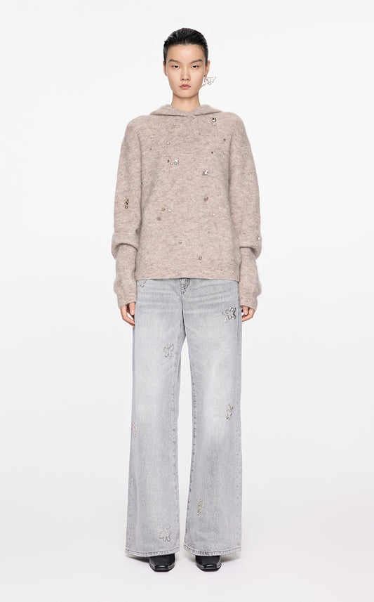 Sweater / JNBY Relaxed Hooded Sweater