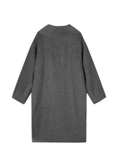 Coat / JNBY Pleated Wool Coat