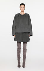 Coat / JNBY A-Shape Wool-Cashmere Jacket