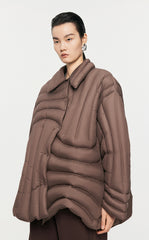 Coat / JNBY Irregular Mid-Length Down Coat
