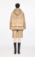 Coat / JNBY Oversize Irregular Hooded Down Jacket