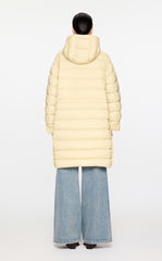 Coat / JNBY Relaxed H-Shape Mid-Length Hooded Down Jacket