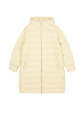 Coat / JNBY Relaxed H-Shape Mid-Length Hooded Down Jacket