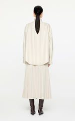 Skirt / JNBY Pleated Midi Skirt