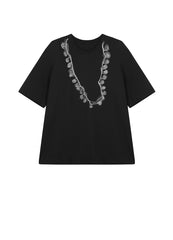 T-shirt / JNBY Relaxed-fit Cotton Printed T-shirt£¨Spring 24£©