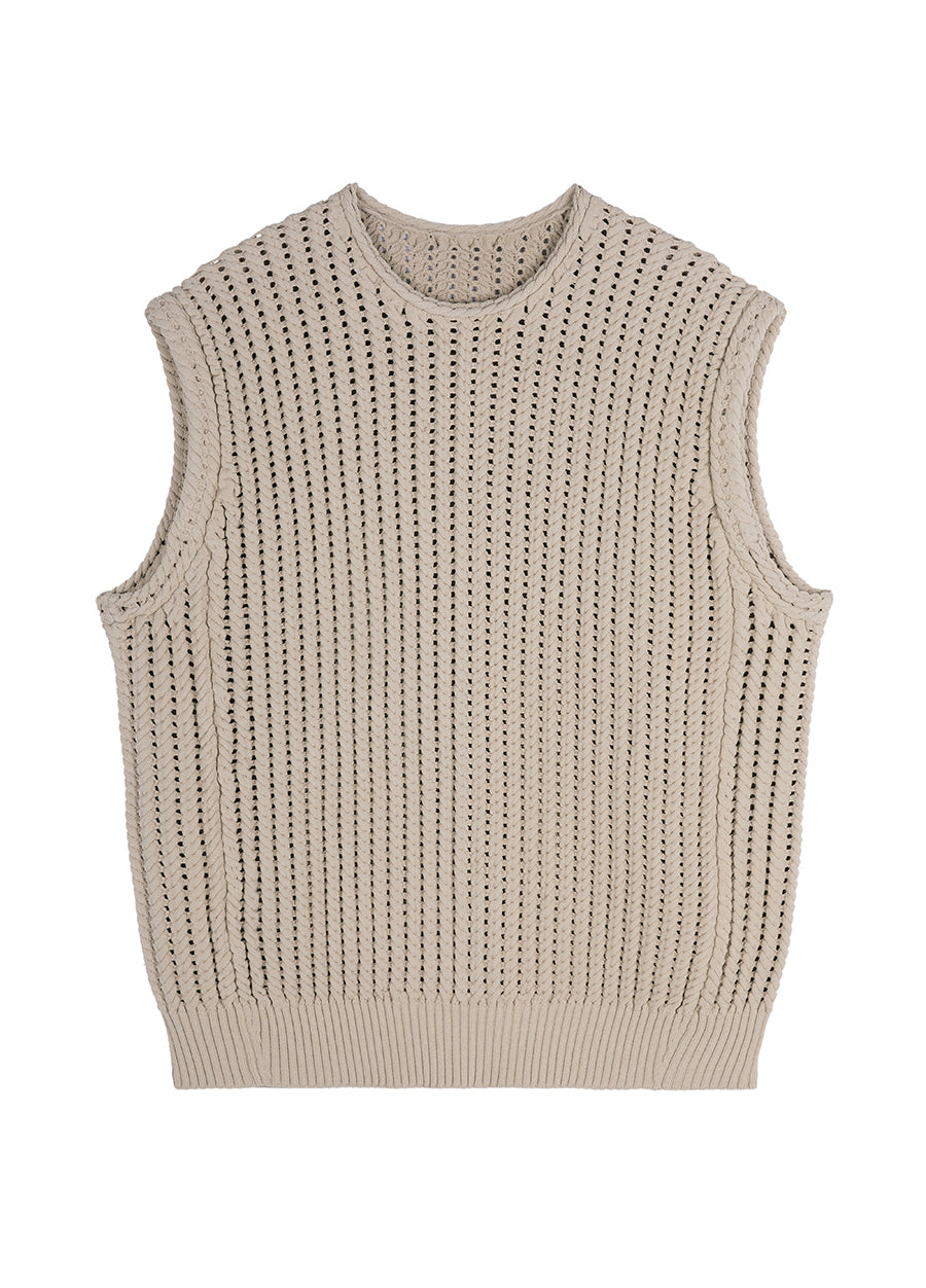 Vest / JNBY Knitted Crew-neck Vest£¨Spring 24£©