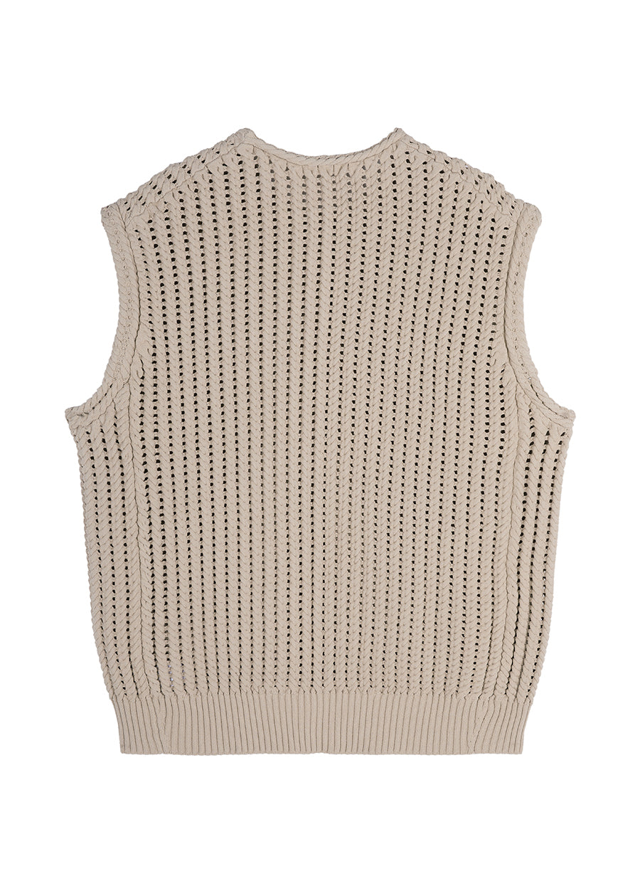 Vest / JNBY Knitted Crew-neck Vest£¨Spring 24£©