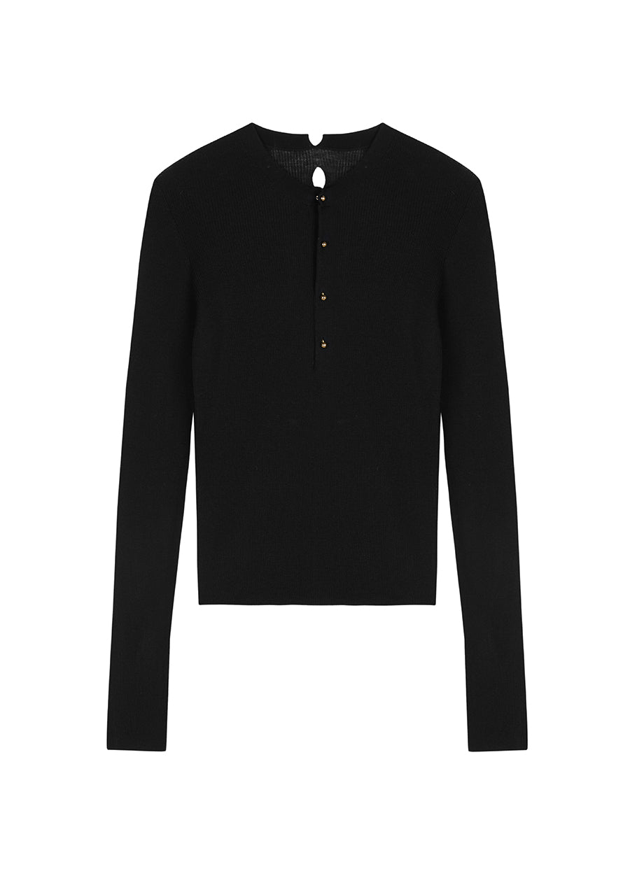 Sweater / JNBY Back Hollowed Out Design Sweater£¨Spring 24£©