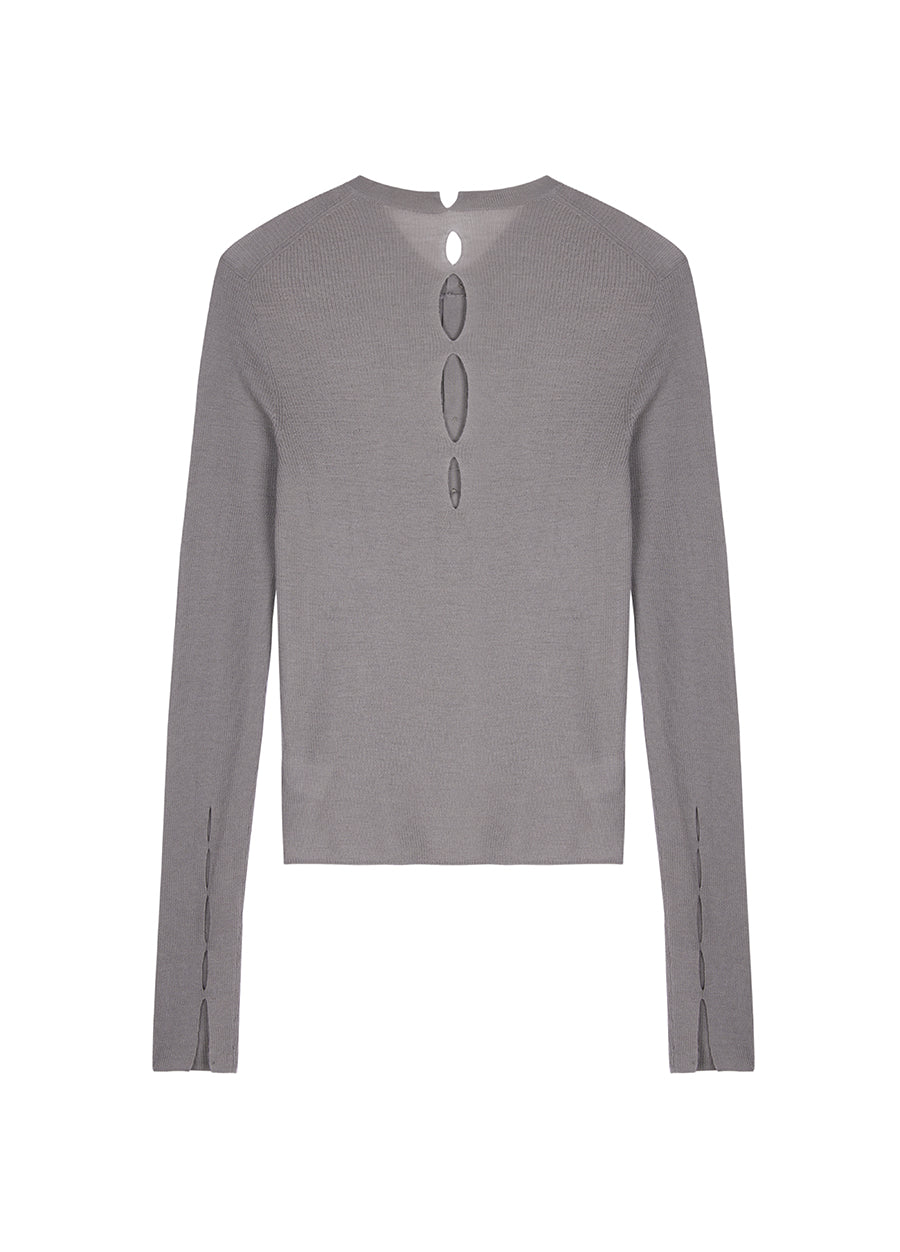 Sweater / JNBY Back Hollowed Out Design Sweater£¨Spring 24£©