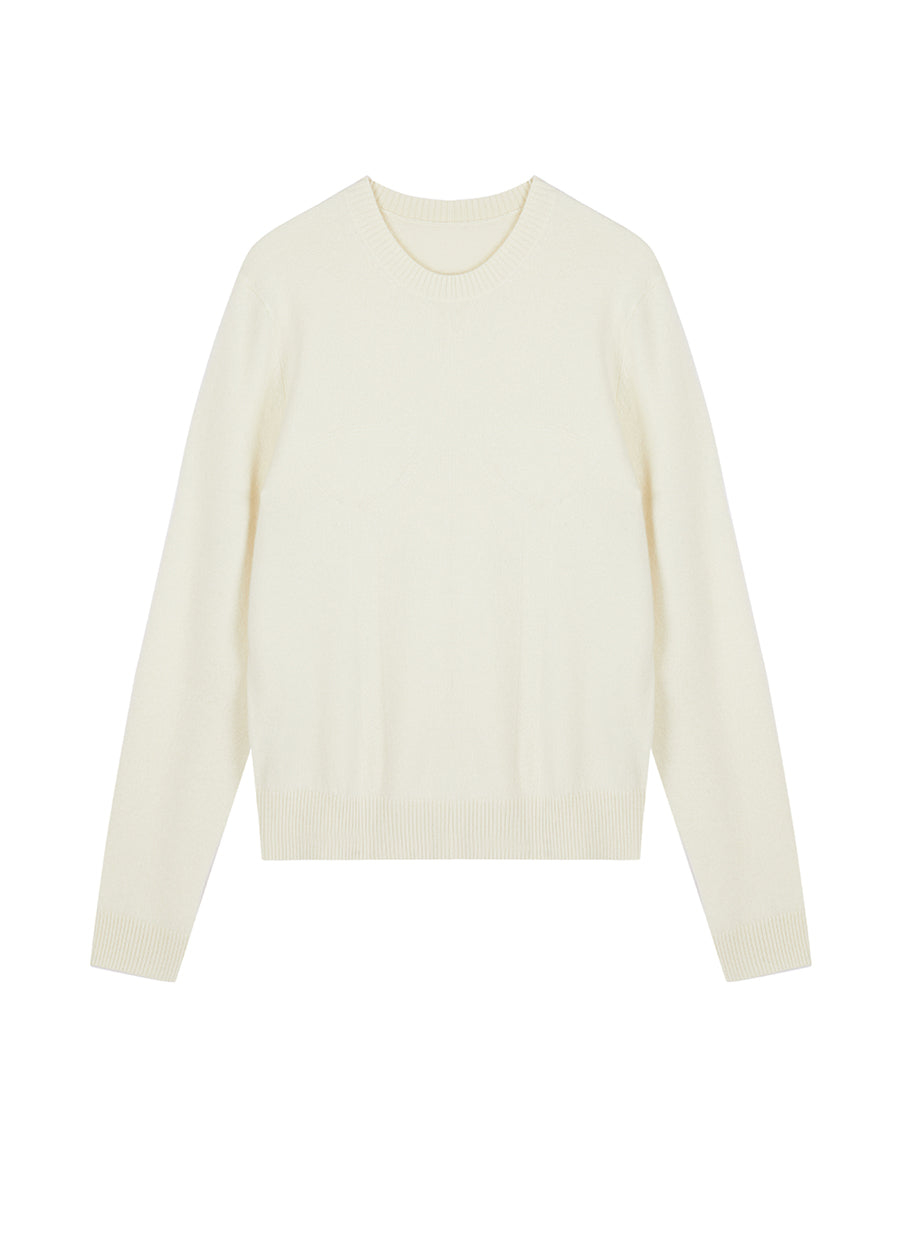 Sweater / JNBY Wool-blend Cashmere Classic Sweater£¨Spring 24£©