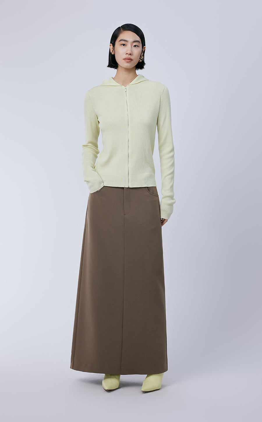 Cardigan / JNBY Wool Knit Hooded Cropped Cardigan£¨Spring 24£©