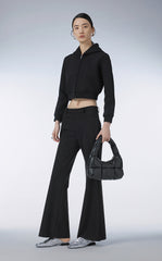 Sweatershirt / JNBY Cotton-blend Lyocell Cropped Hoodie£¨Spring 24£©