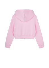 Sweatershirt / JNBY Cotton-blend Lyocell Cropped Hoodie£¨Spring 24£©