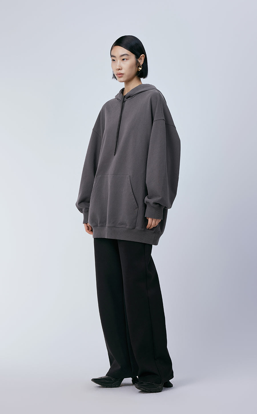 Sweatershirt / (ESG) JNBY Oversized Hooded Sweatershirt£¨Spring 24£©
