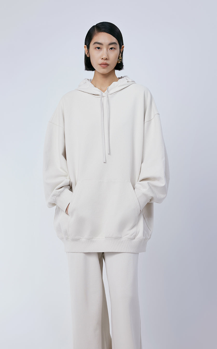 Sweatershirt / (ESG) JNBY Oversized Hooded Sweatershirt£¨Spring 24£©