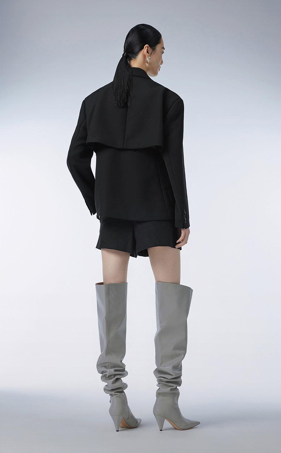 Blazer / JNBY Wool Blazer in Pleated-detail£¨Spring 24£©