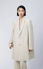 Coat / JNBY Wool-blend Silk Trench Coat£¨Spring 24£©