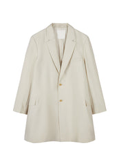 Coat / JNBY Wool-blend Silk Trench Coat£¨Spring 24£©
