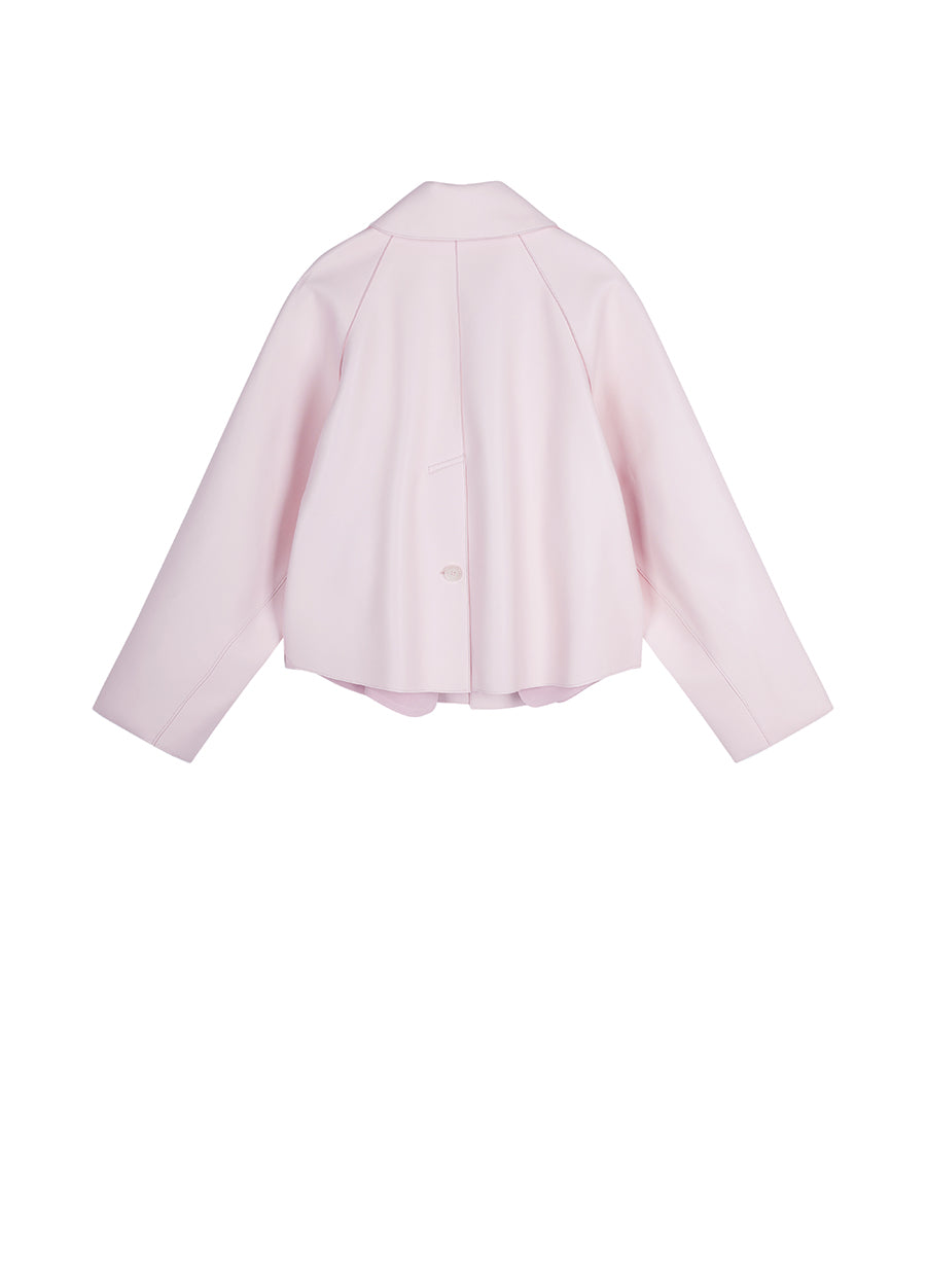 Coat / JNBY Classic Collar Cropped Sheep Leather Coat£¨Spring 24£©