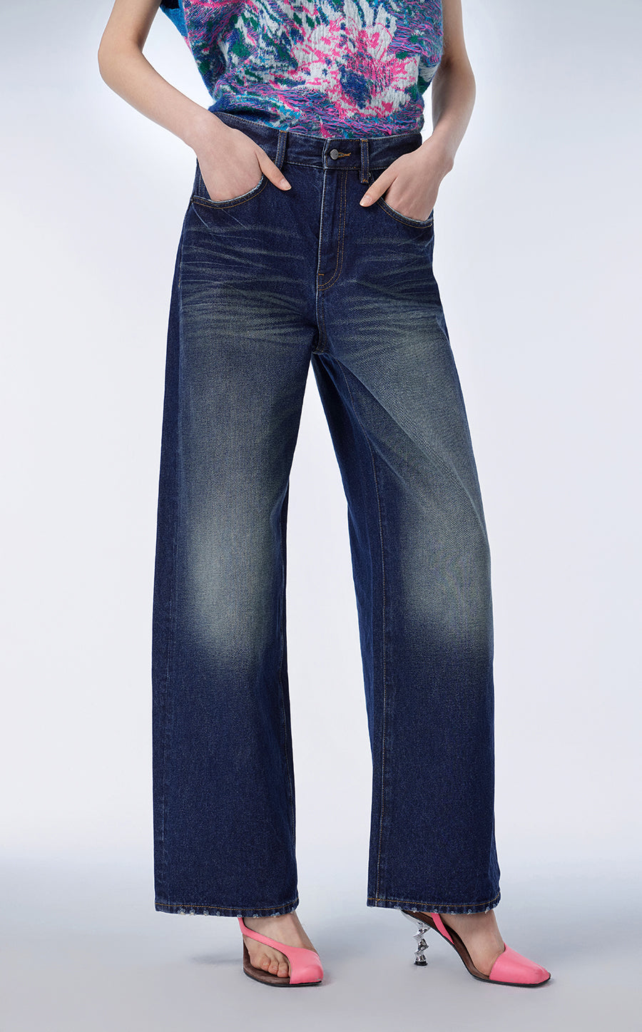 Pants / JNBY Cotton Leisure Wide Leg Pants£¨Spring 24£©