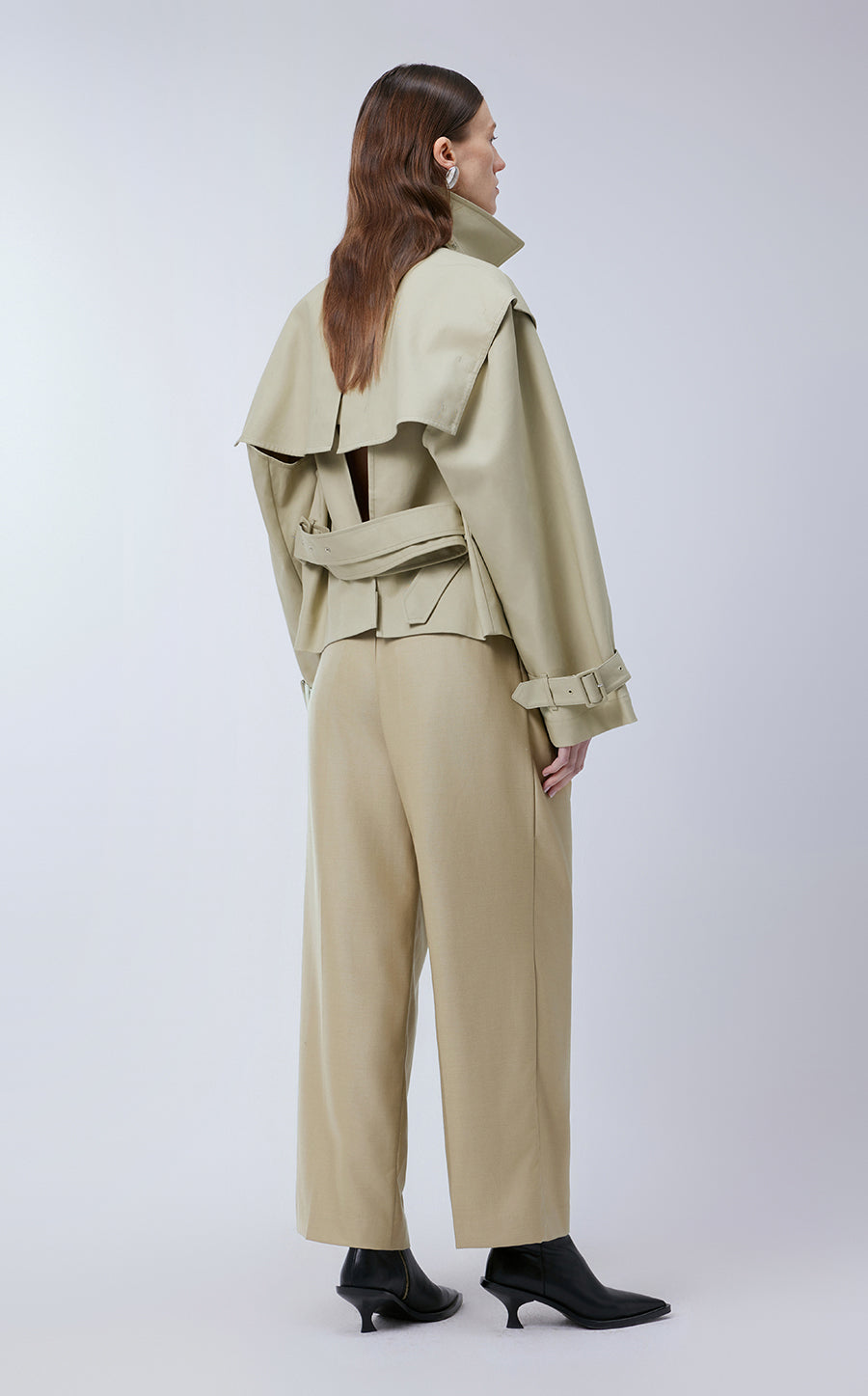 Pants / JNBY Wool Elastic Waist Wide Leg Pants£¨Spring 24£©