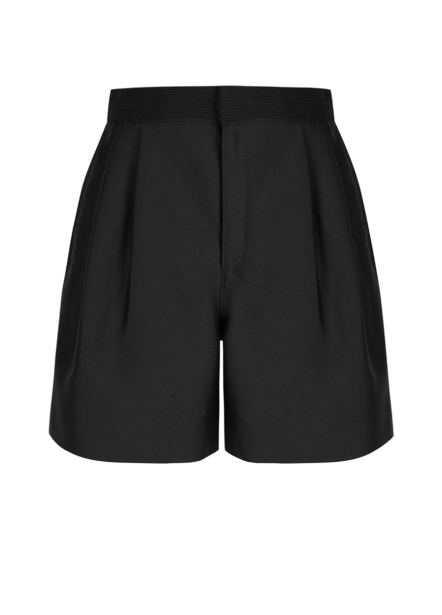 Shorts / JNBY Wool-blend Silk Elastic Waist Shorts(Spring 24)